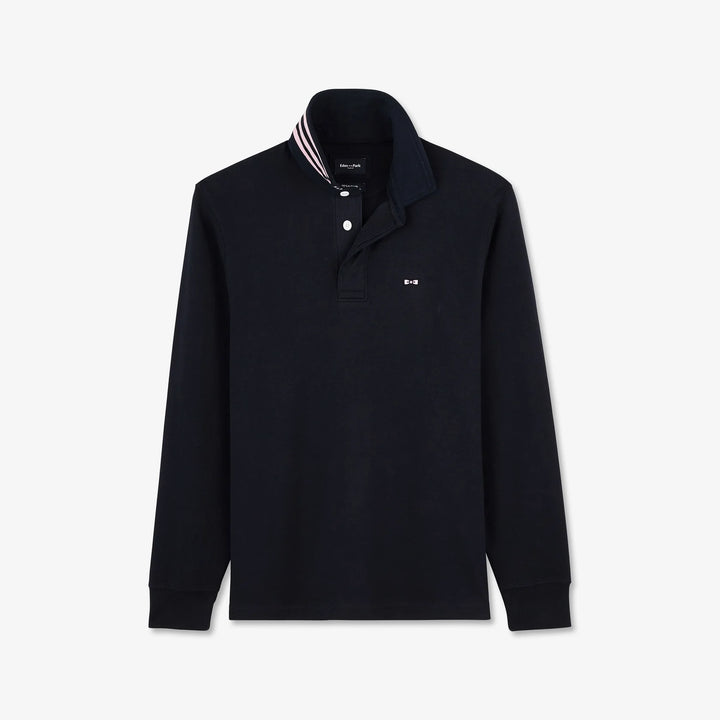 EDEN PARK PLAIN RUGBY POLO - NAVY