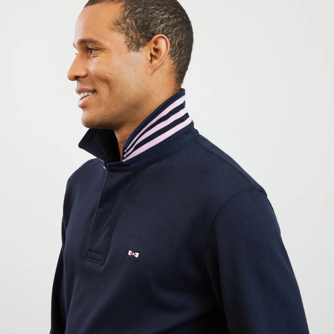 EDEN PARK PLAIN RUGBY POLO - NAVY