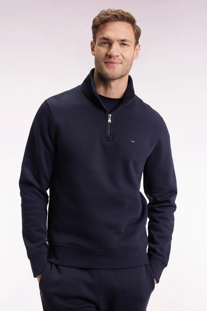 EDEN PARK 1/2 ZIP SWEAT - NAVY
