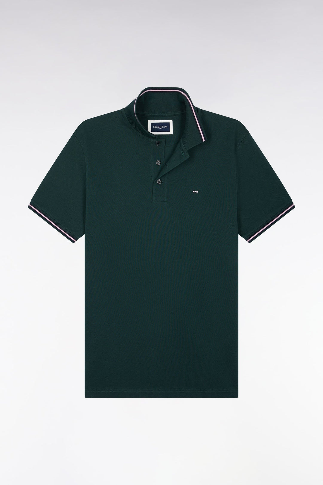 EDEN PARK SS PIQUE POLO - DARK GREEN