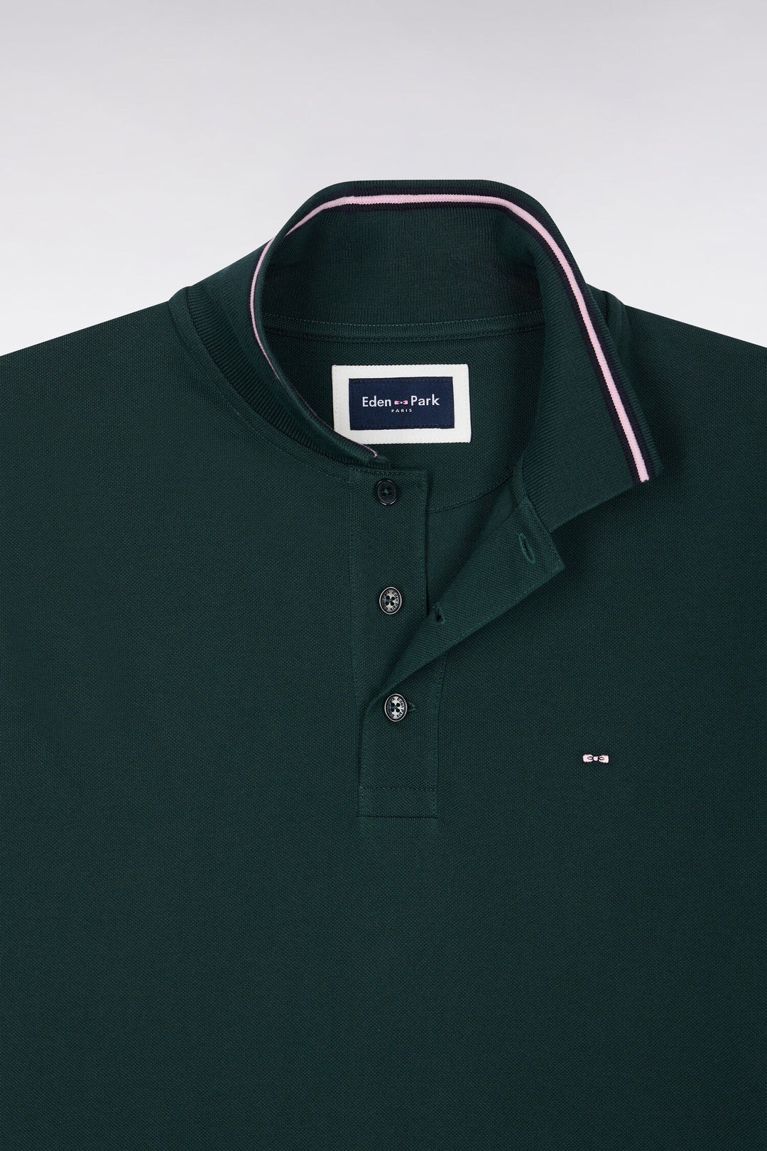 EDEN PARK SS PIQUE POLO - DARK GREEN