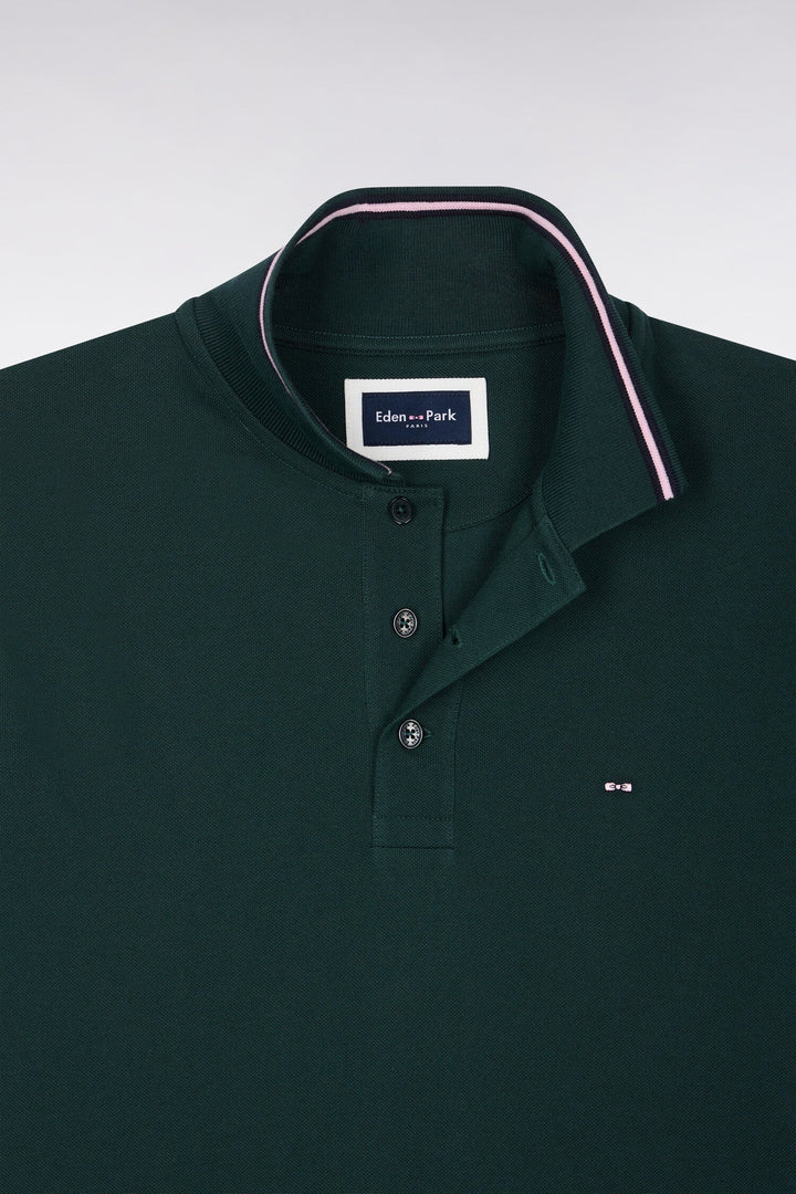 EDEN PARK SS PIQUE POLO - DARK GREEN