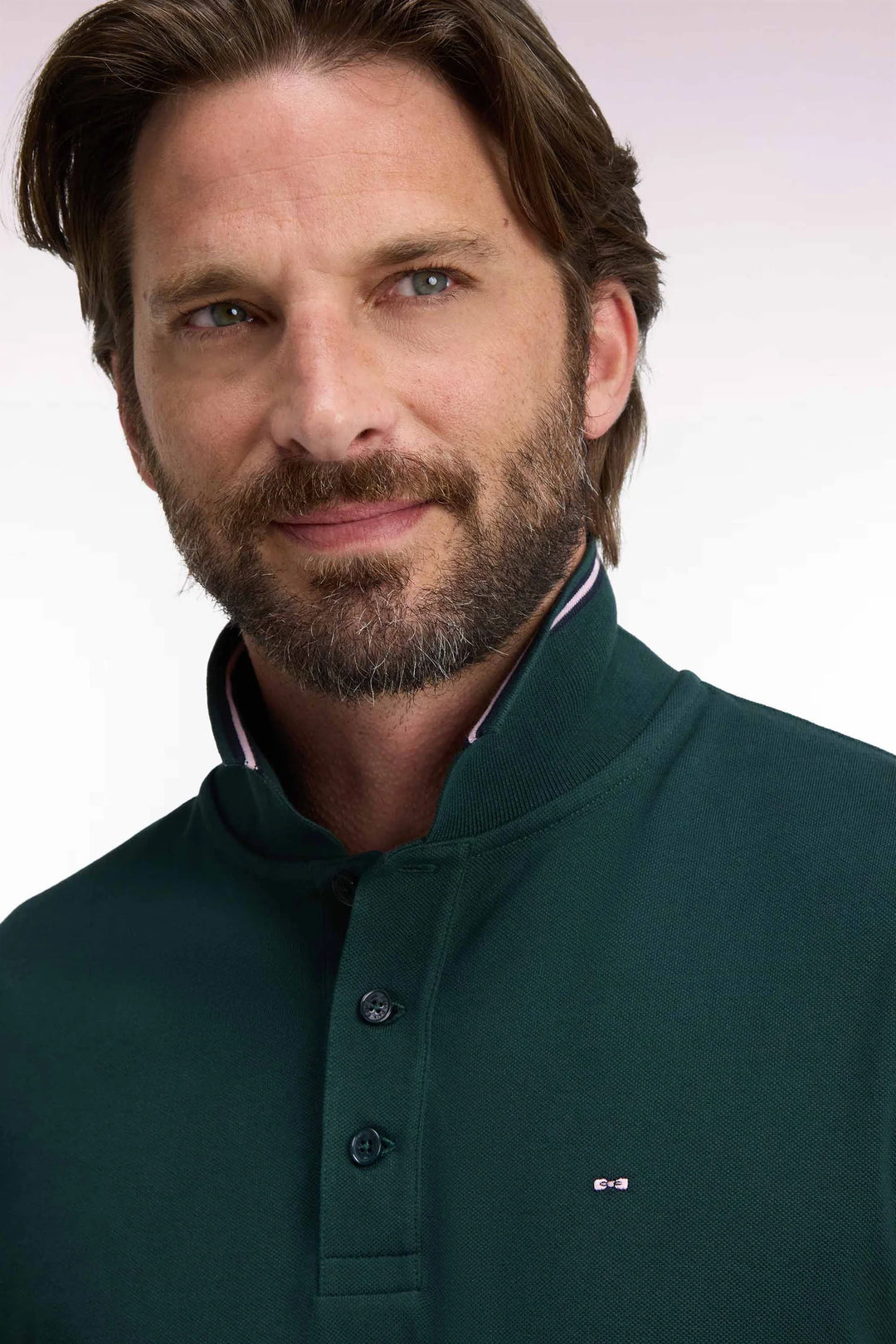 EDEN PARK SS PIQUE POLO - DARK GREEN