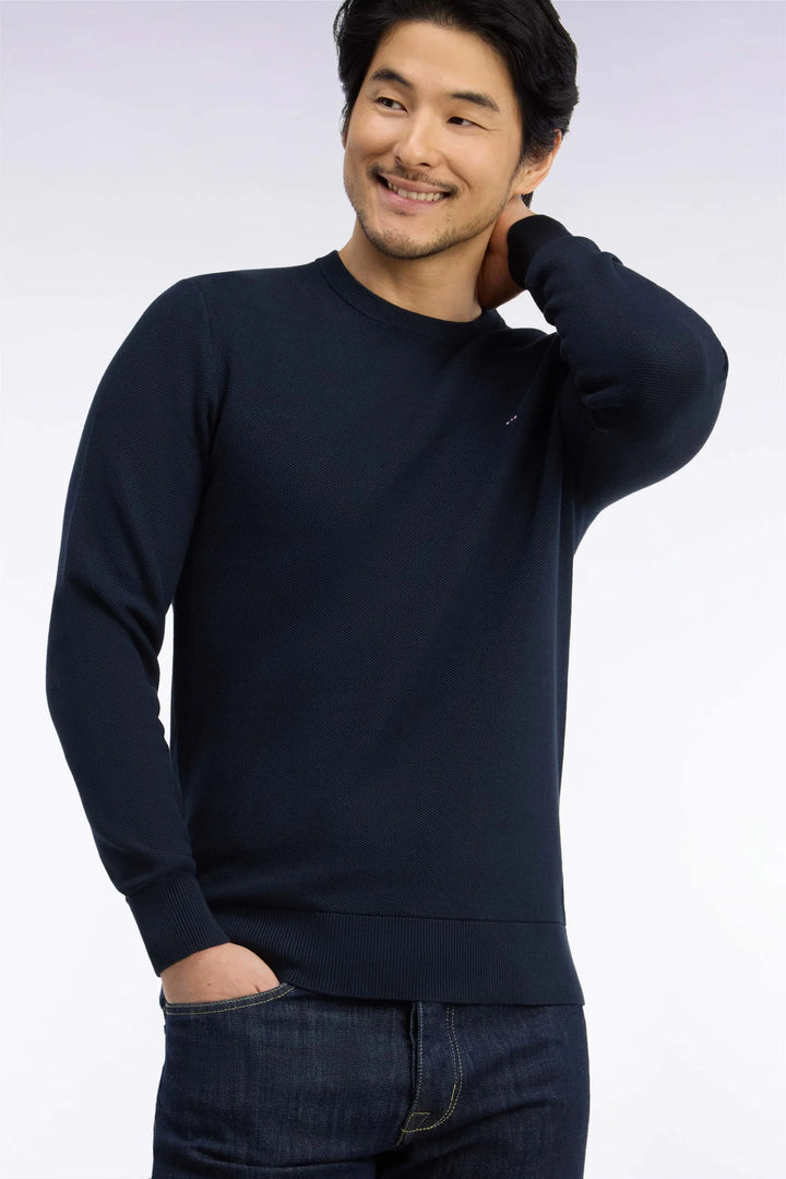 EDEN PARK ROUND NECK SWEAT - NAVY