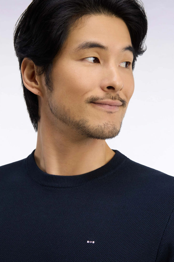 EDEN PARK ROUND NECK SWEAT - NAVY
