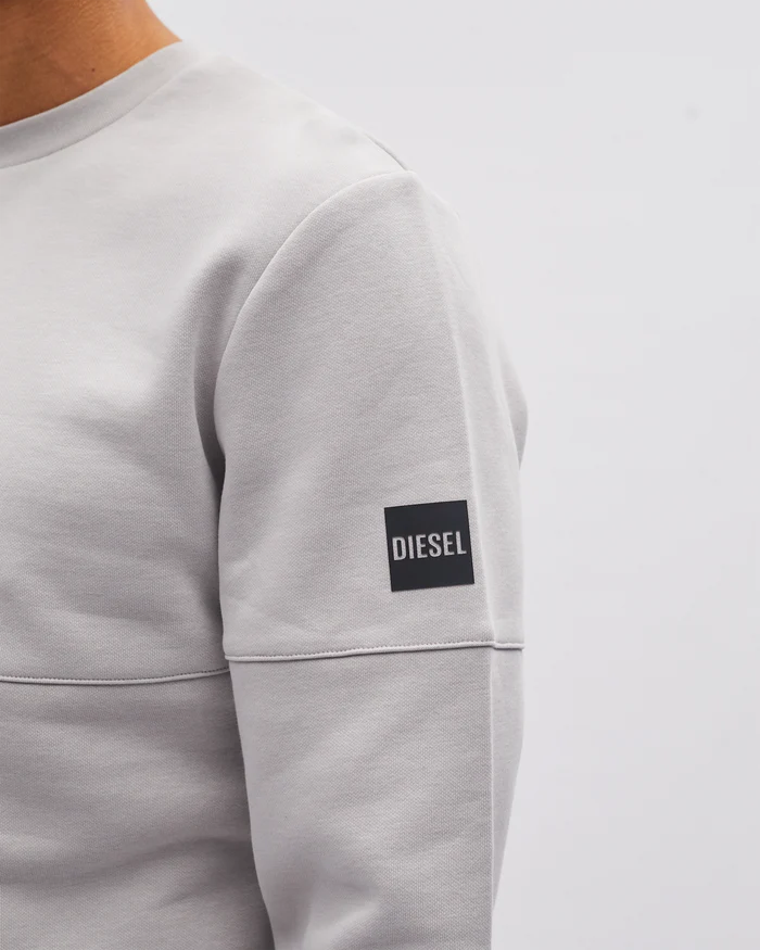 DIESEL HARLAN SWEATSHIRT - SHALE GREY