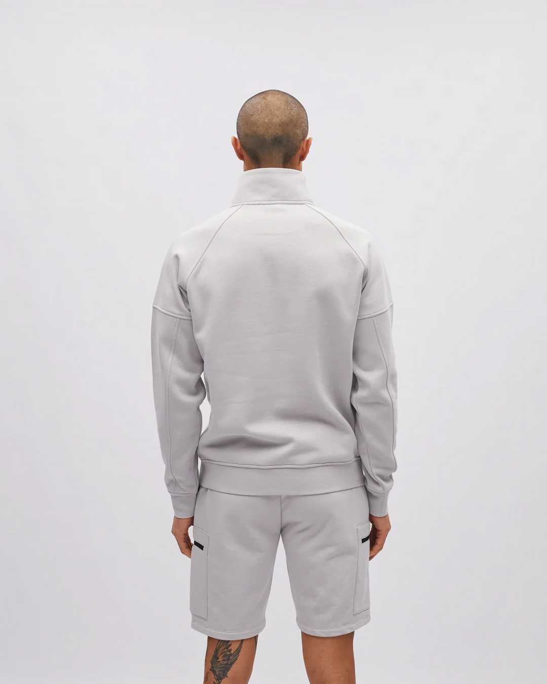 DIESEL HATCHER HALF ZIP - SHALE GREY