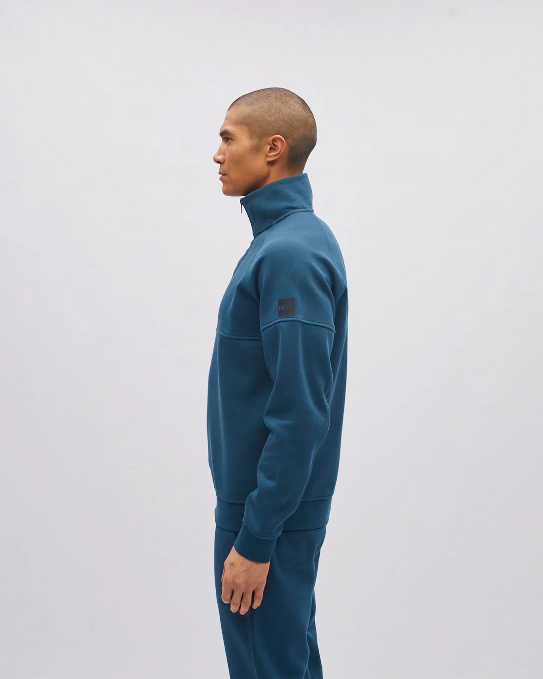 DIESEL HATCHER HALF ZIP - OCEAN TEAL
