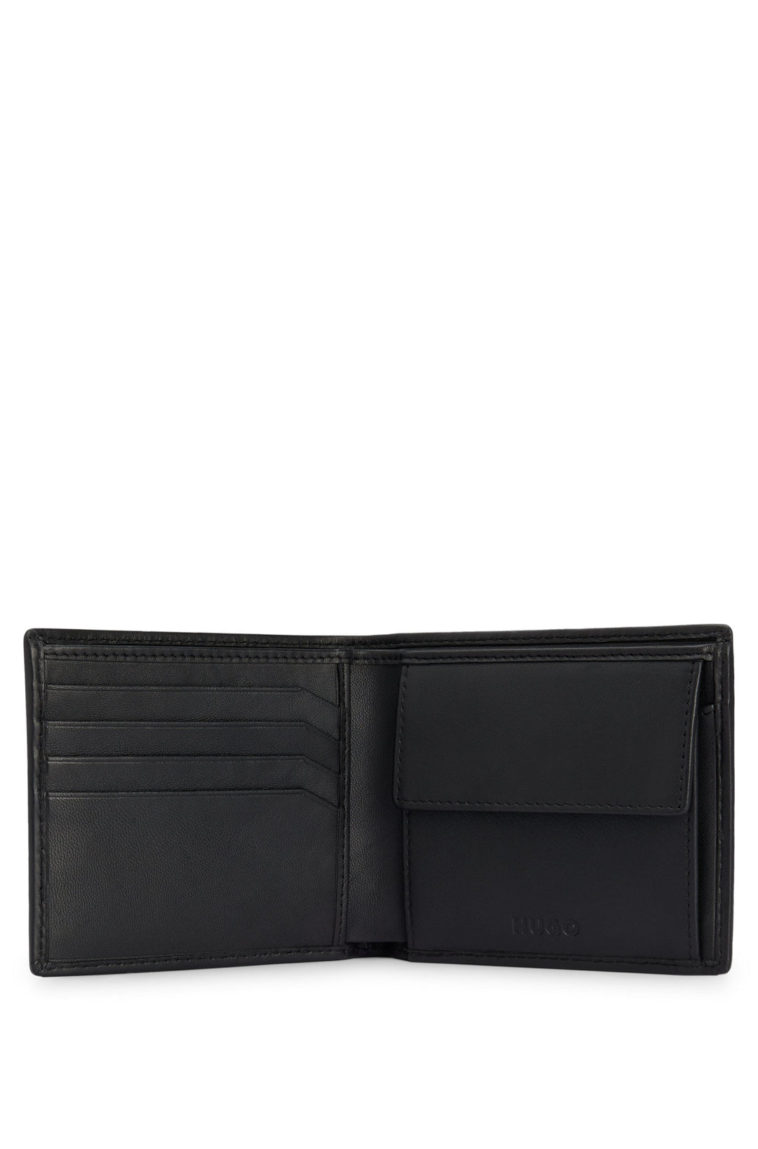 HUGO TIBBY_4 CC COIN WALLET - BLACK