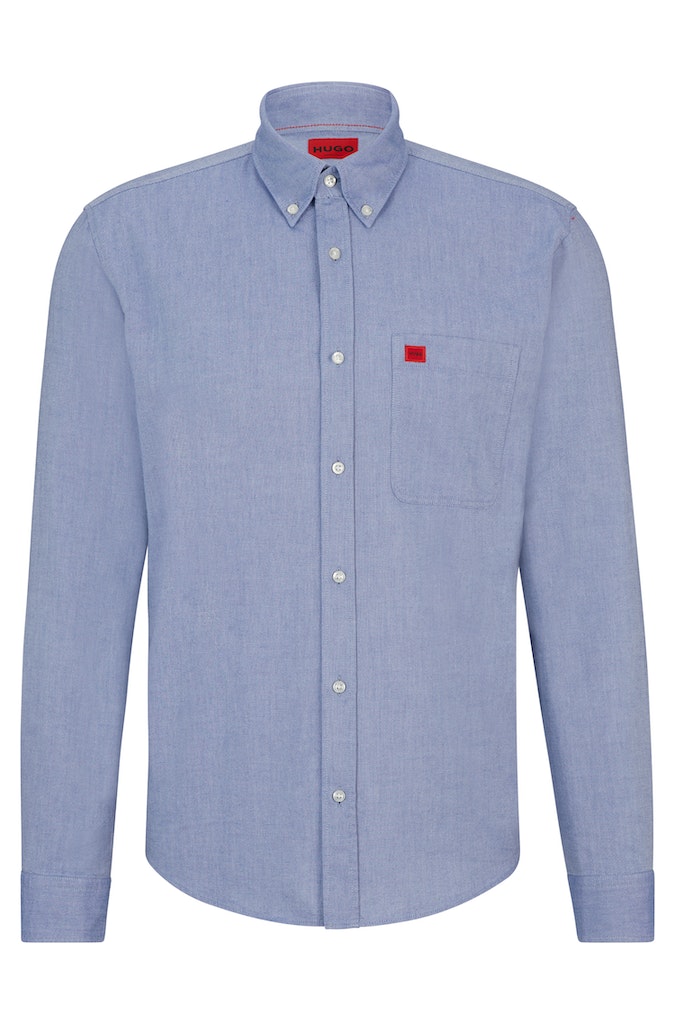 HUGO EVITO SHIRT - 459 LIGHT/PASTEL BLUE
