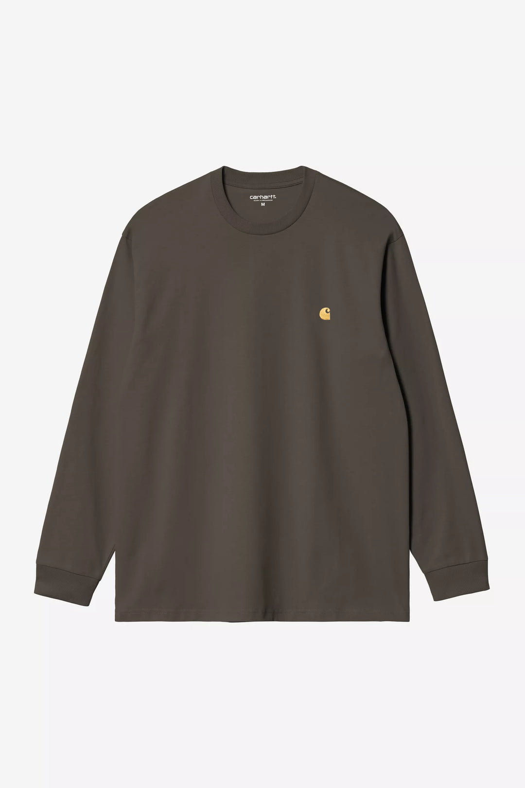 CARHARTT L/S CHASE T-SHIRT - SHUNGITE