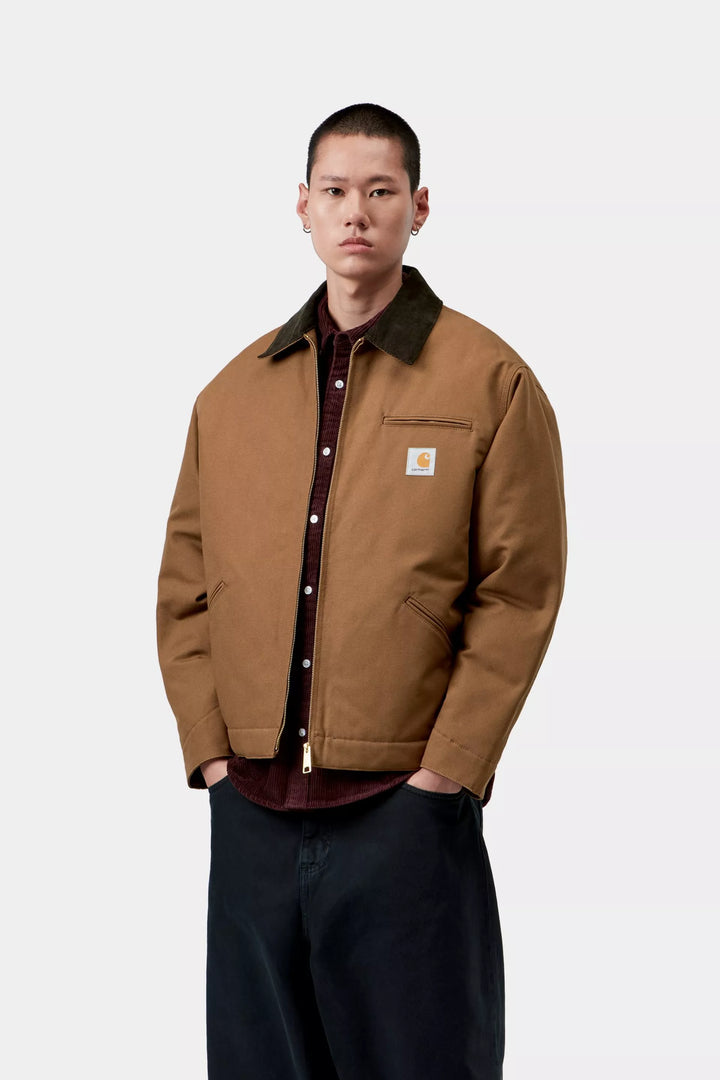 CARHARTT OG DETROIT JACKET - BROWN