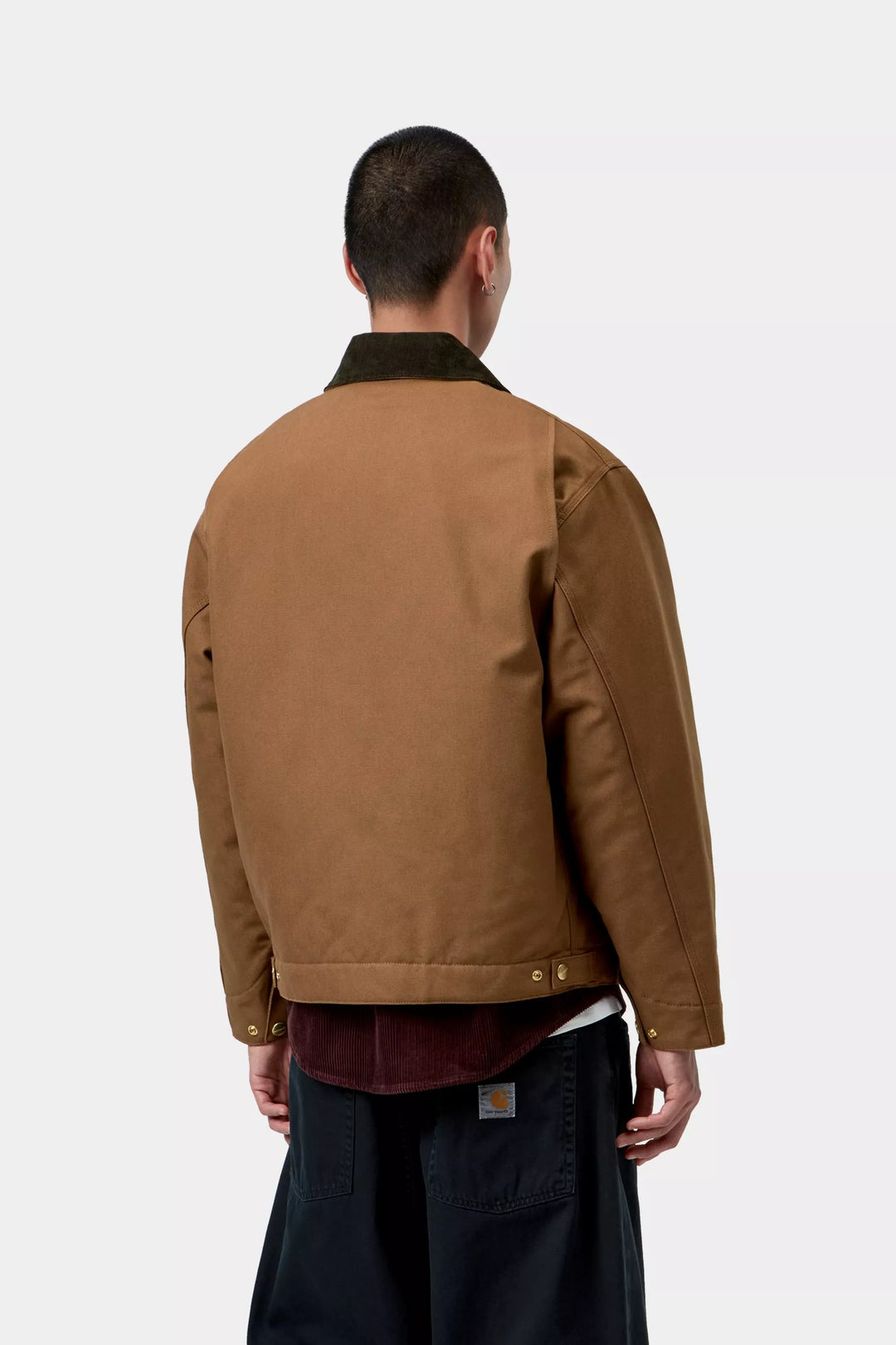 CARHARTT OG DETROIT JACKET - BROWN