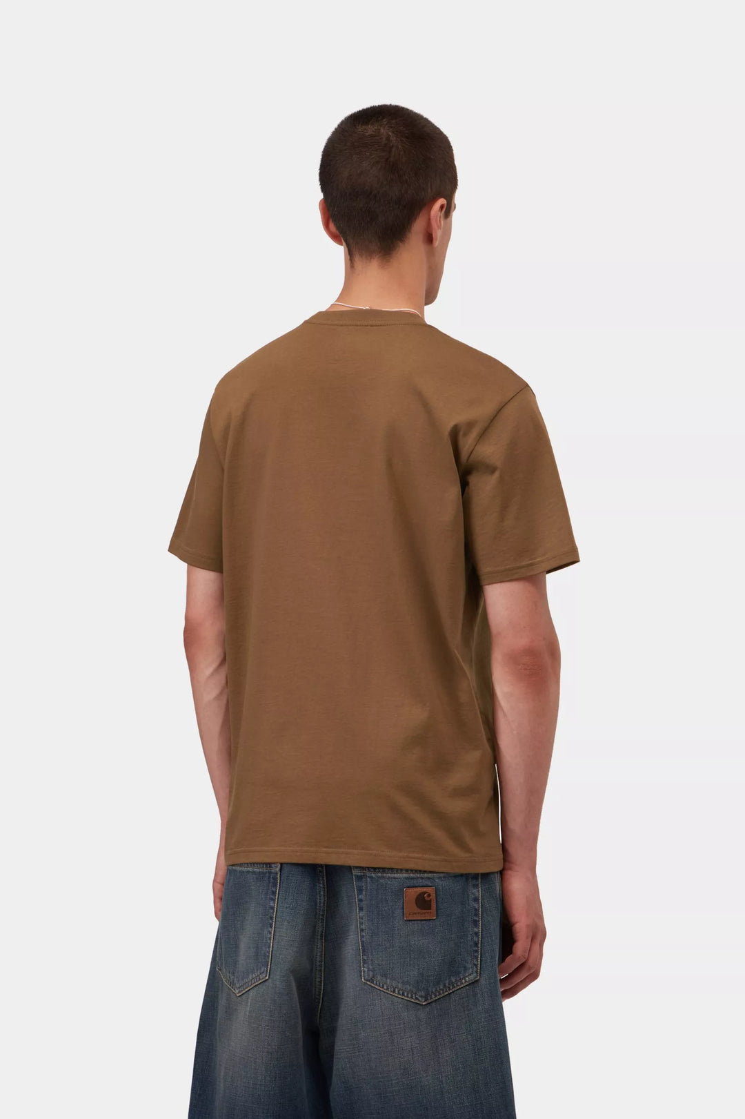 CARHARTT S/S POCKET T-SHIRT - BROWN