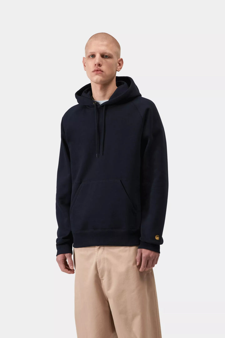 CARHARTT HOODED CHASE SWEAT - DARK NAVY