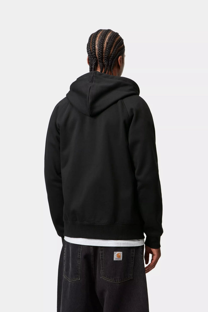 CARHARTT HOODED CHASE JACKET - BLACK