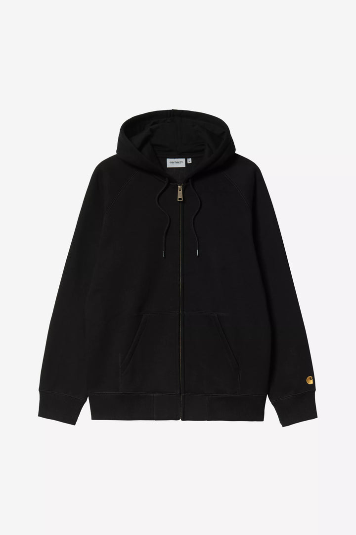 CARHARTT HOODED CHASE JACKET - BLACK