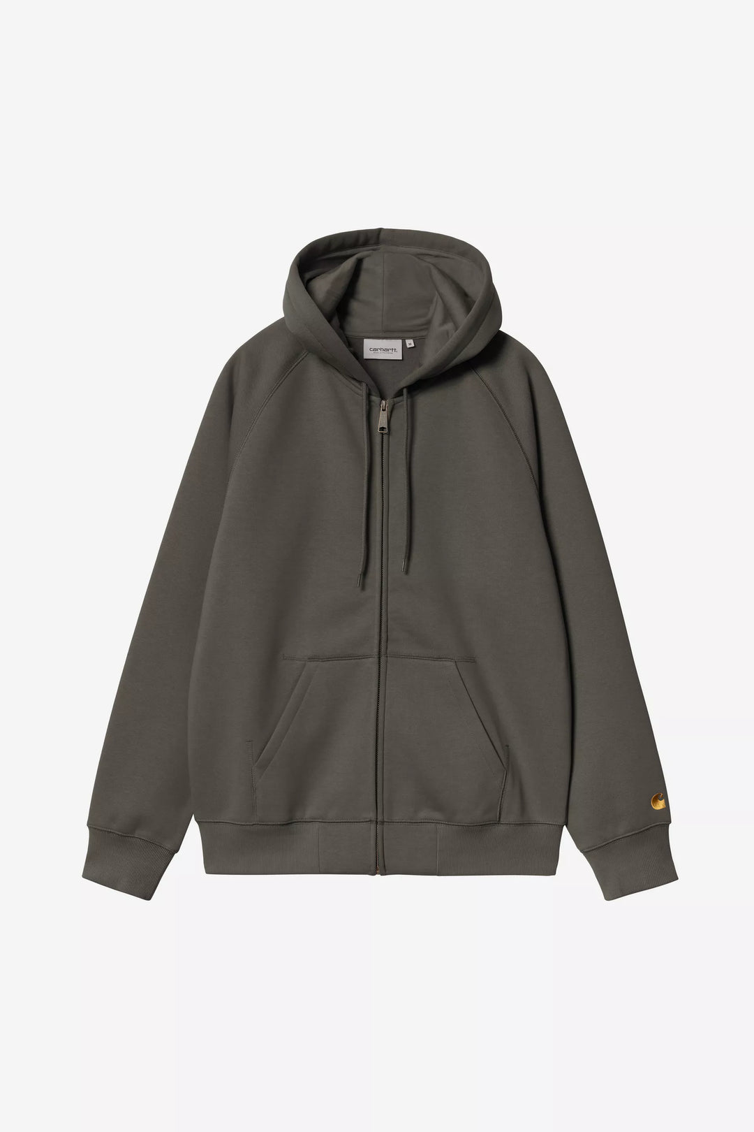 CARHARTT HOODED CHASE JACKET - SHUNGITE