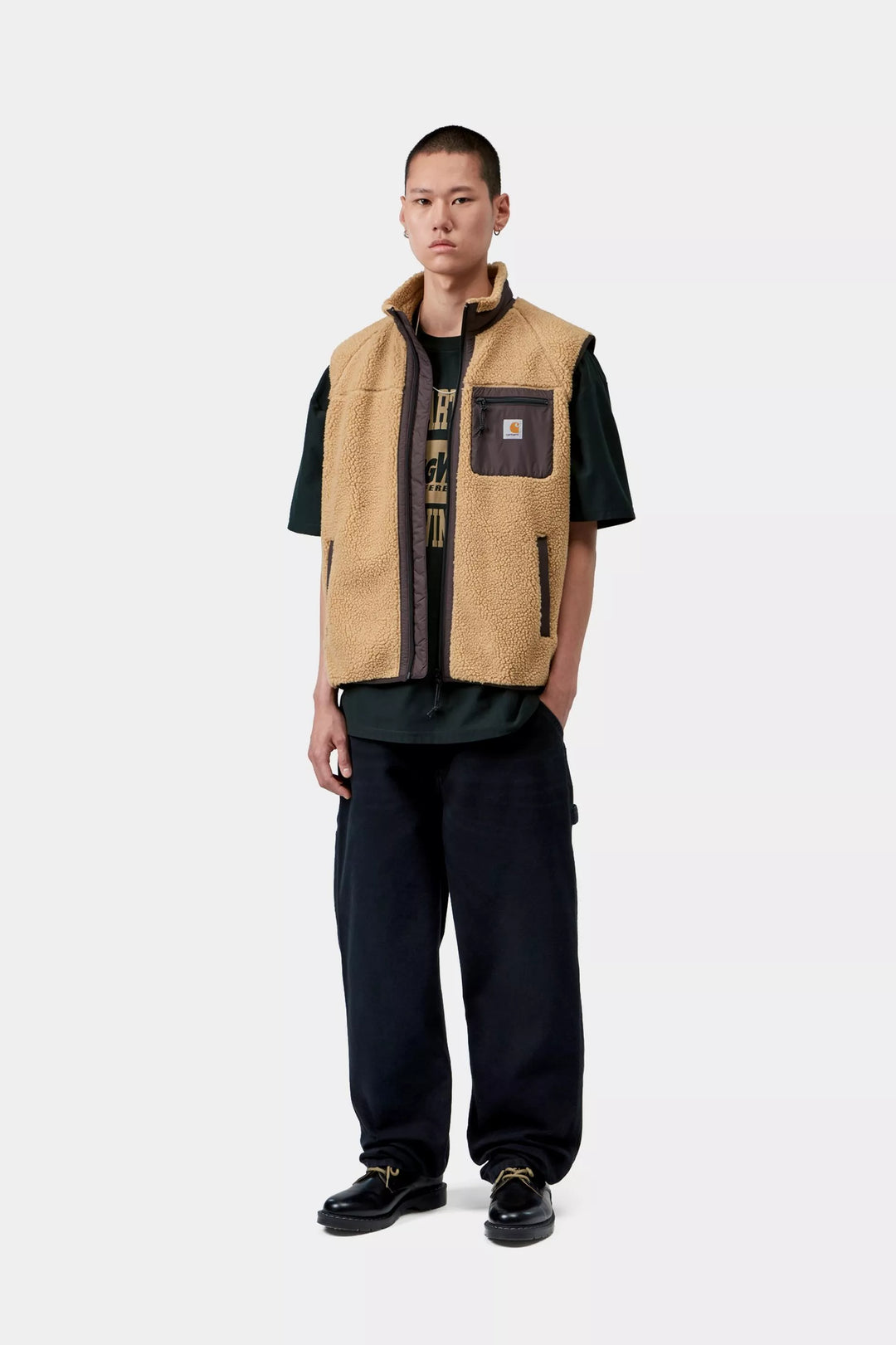 CARHARTT PRENTIS VEST LINER - TOBACCO