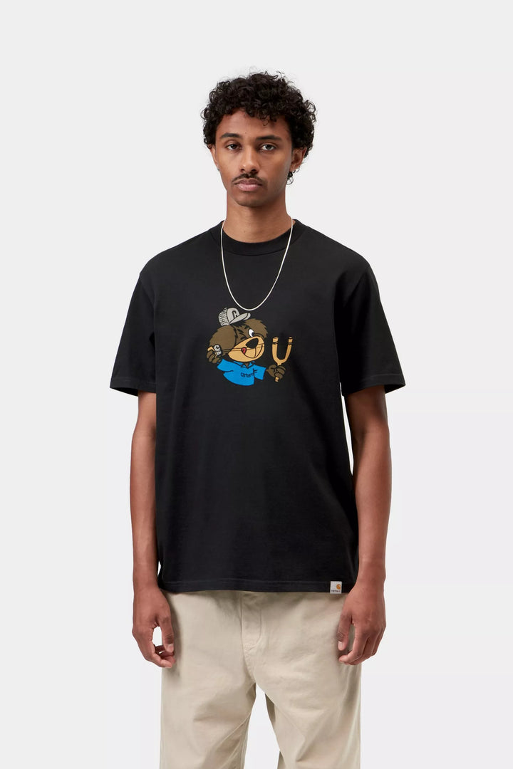 CARHARTT S/S SLINGSHOT T-SHIRT - BLACK