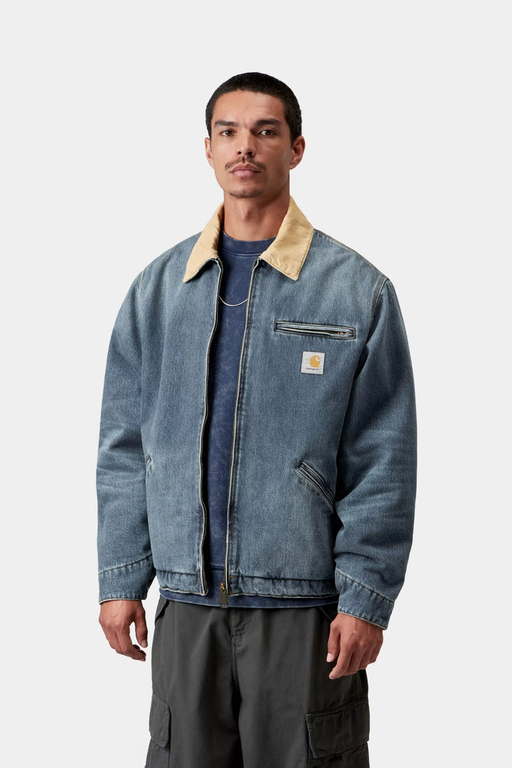 CARHARTT OG DETROIT JACKET - BLUE/DUSTY
