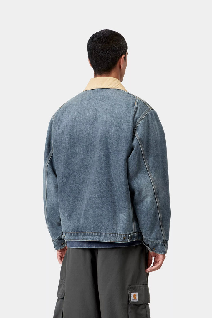 CARHARTT OG DETROIT JACKET - BLUE/DUSTY