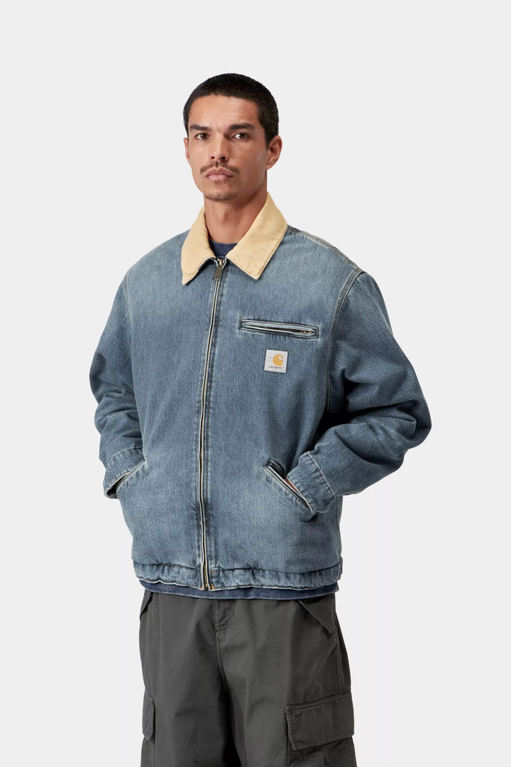 CARHARTT OG DETROIT JACKET - BLUE/DUSTY