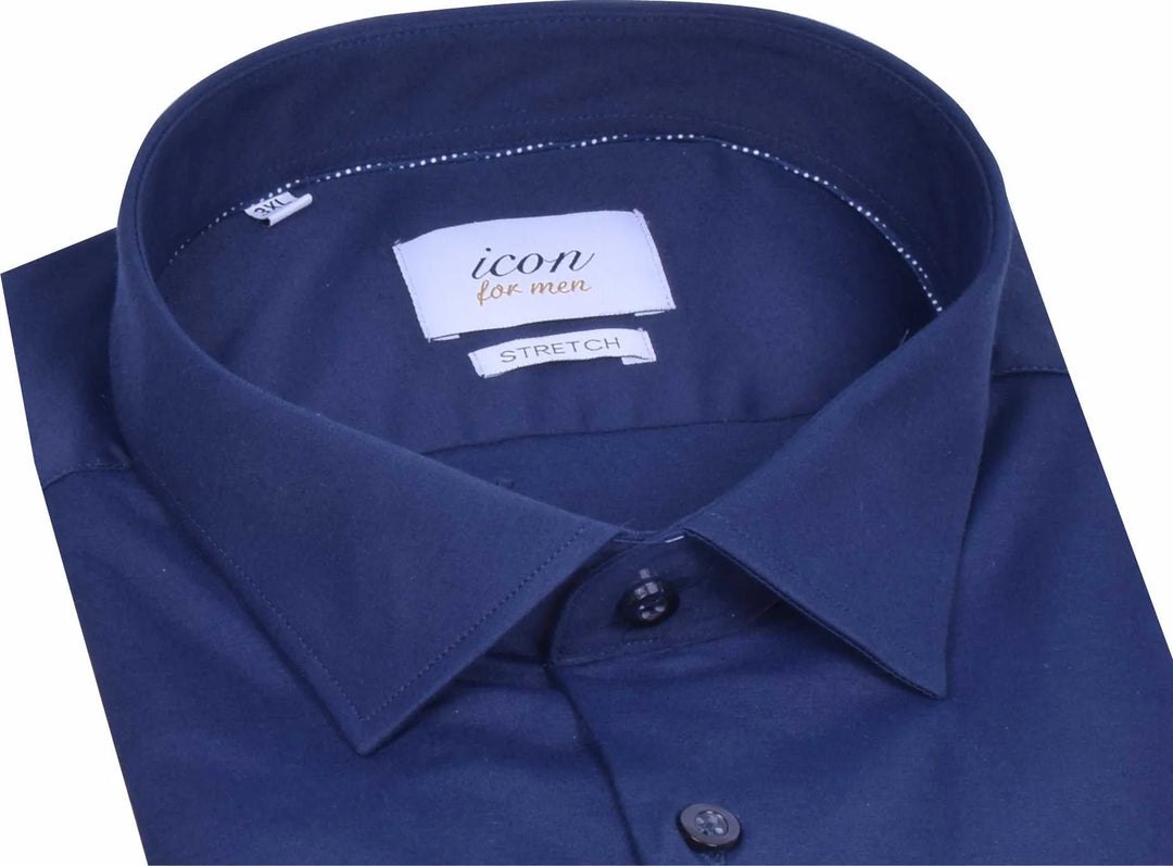 ICON TAILORED SHIRT - NAVY