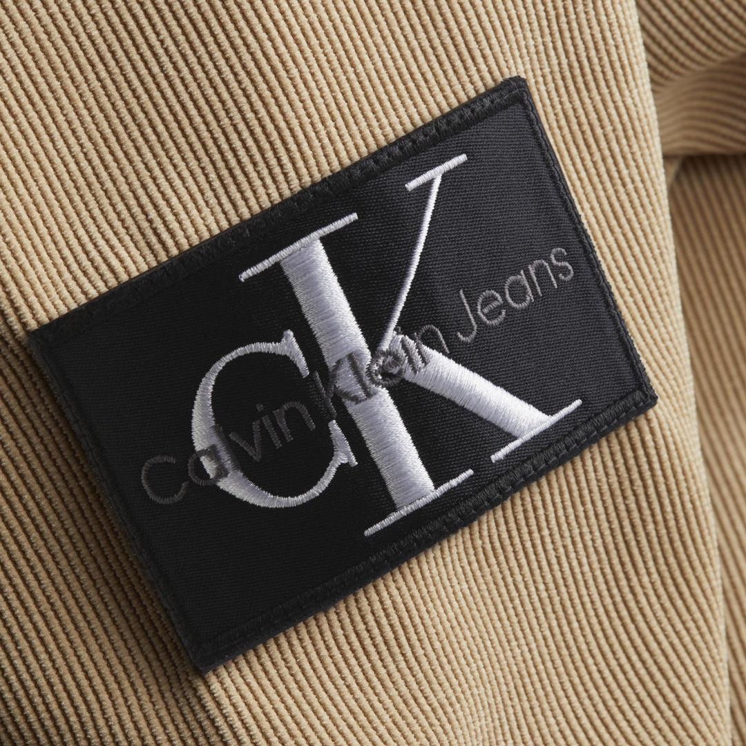 CKJ REG FIT CORDUROY SHIRT - TRAVERTINE