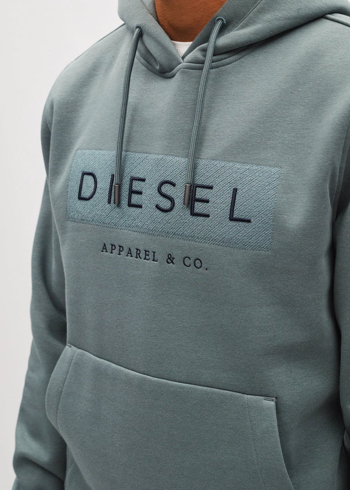 DIESEL JAMESON HOODIE - GREEN MEADOW