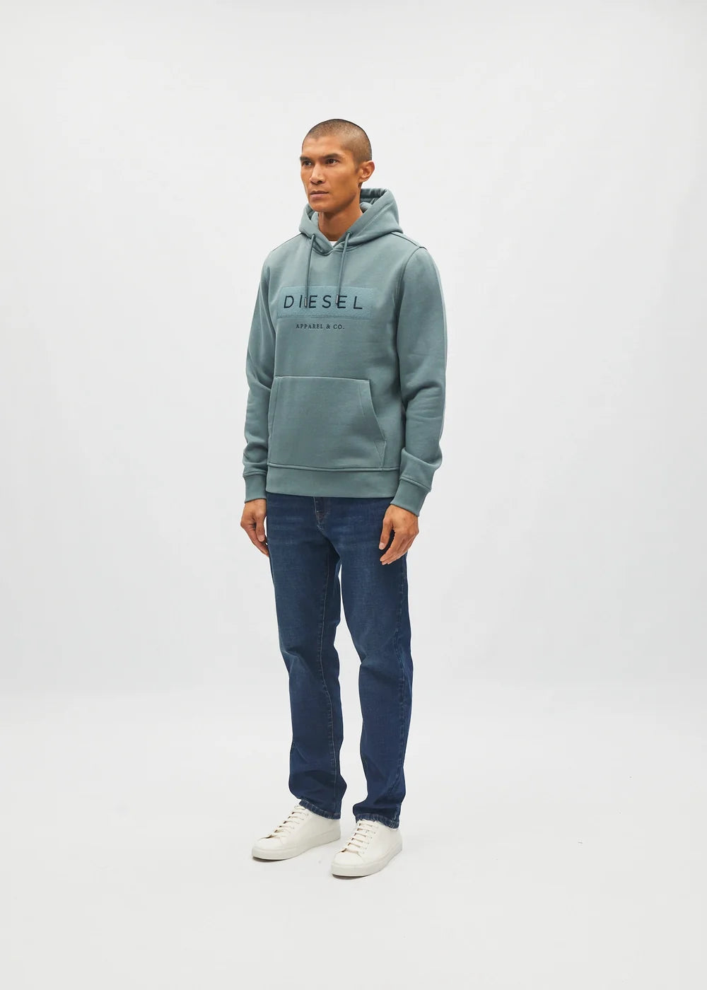 DIESEL JAMESON HOODIE - GREEN MEADOW