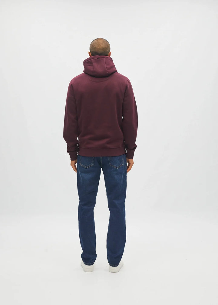 DIESEL JAMESON HOODIE - DEEP BURGUNDY