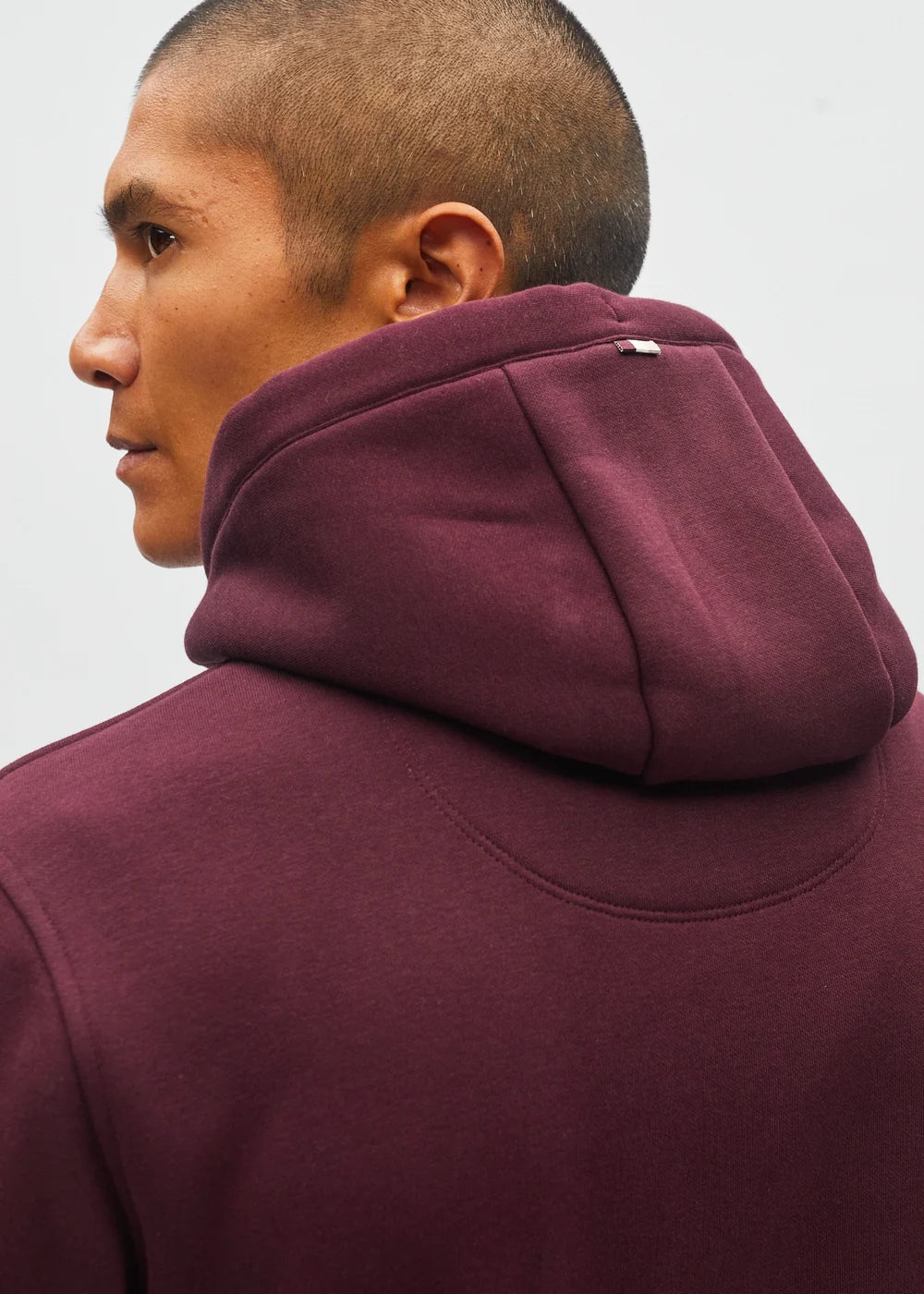 DIESEL JAMESON HOODIE - DEEP BURGUNDY