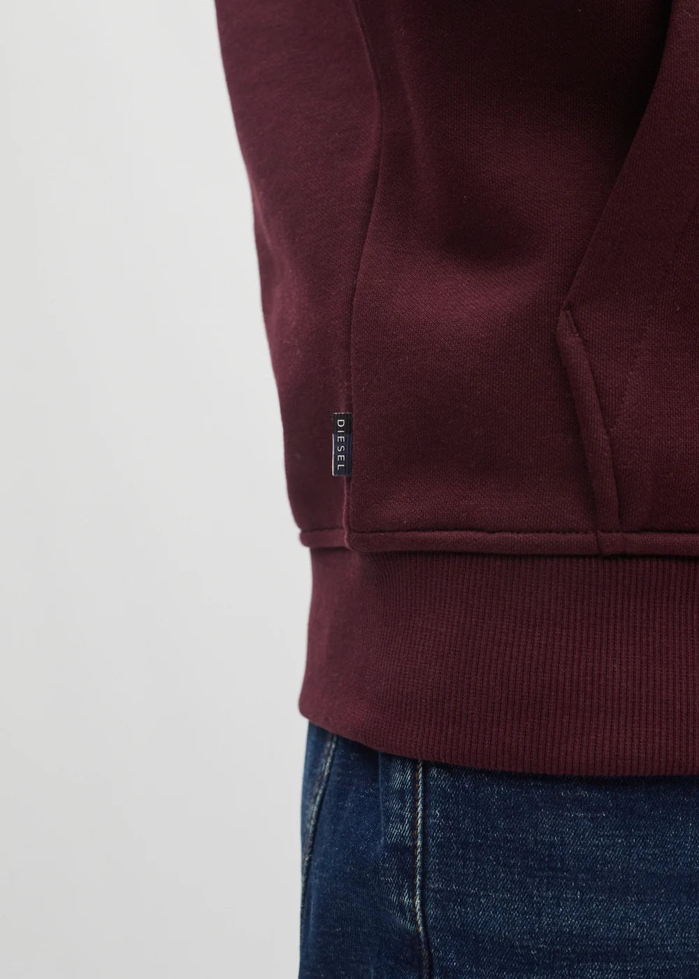 DIESEL JAMESON HOODIE - DEEP BURGUNDY
