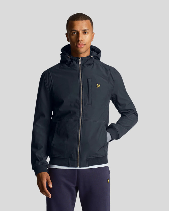 LYLE & SCOTT SOFTSHELL JACKET - NAVY