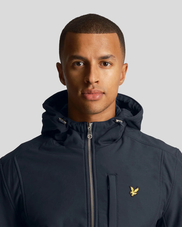 LYLE & SCOTT SOFTSHELL JACKET - NAVY