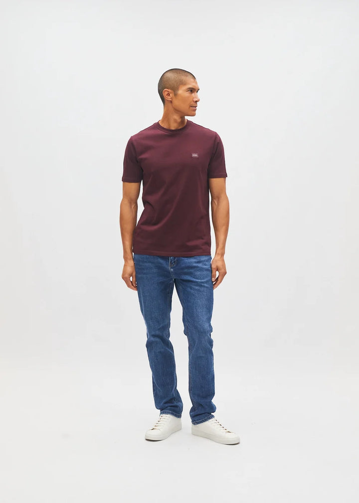 DIESEL JOHN TEE - DEEP BURGUNDY