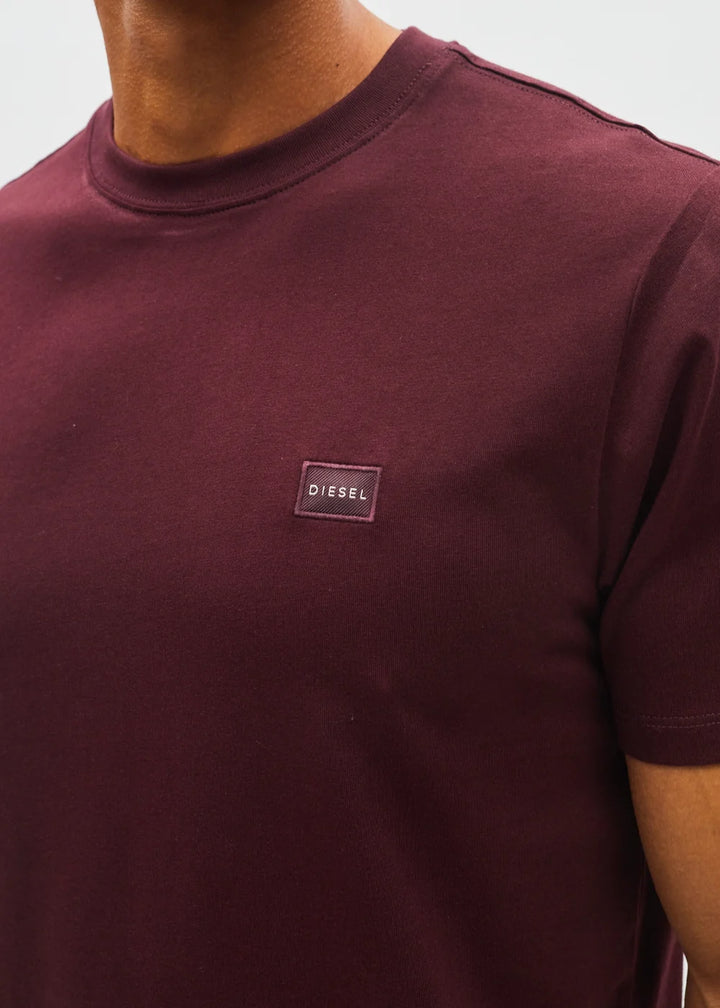 DIESEL JOHN TEE - DEEP BURGUNDY