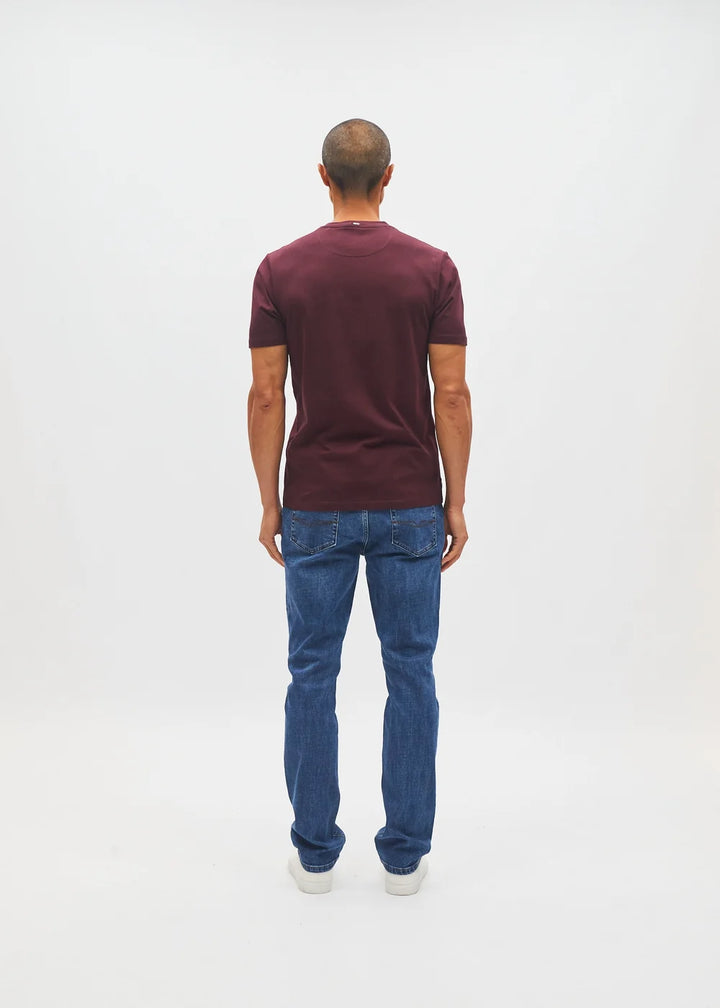 DIESEL JOHN TEE - DEEP BURGUNDY