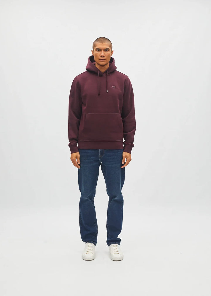 DIESEL JULIAN HOODIE - DEEP BURGUNDY