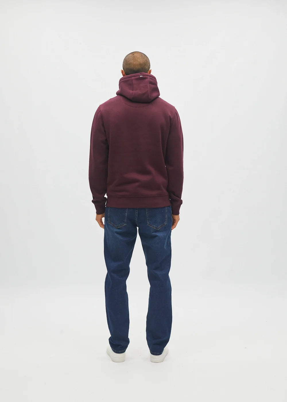 DIESEL JULIAN HOODIE - DEEP BURGUNDY