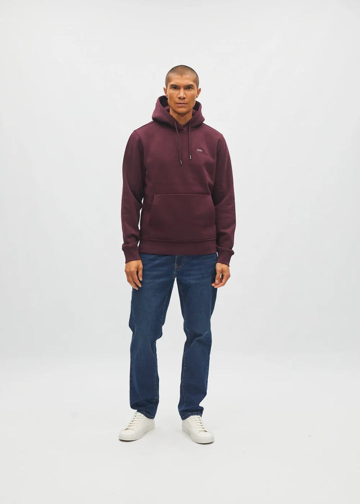 DIESEL JULIAN HOODIE - DEEP BURGUNDY