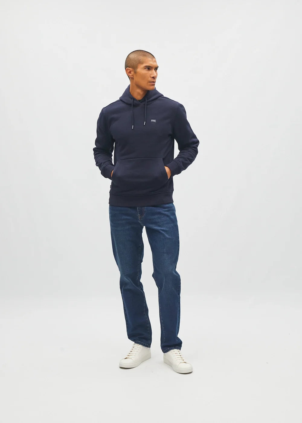 DIESEL JULIAN HOODIE - METRO NAVY