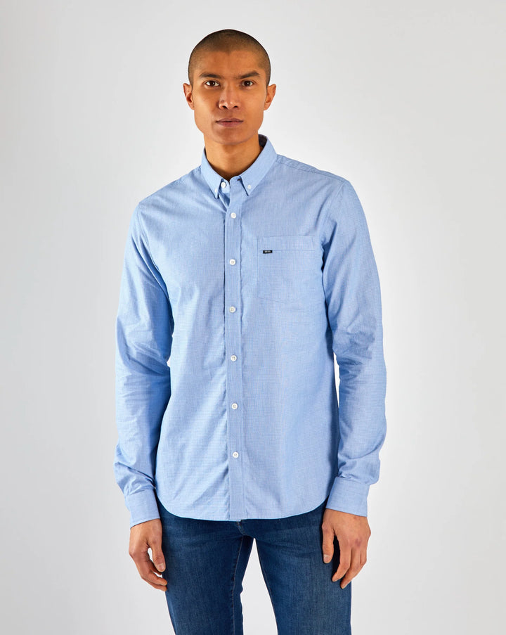 DIESEL JENK LS SHIRT - BLUE