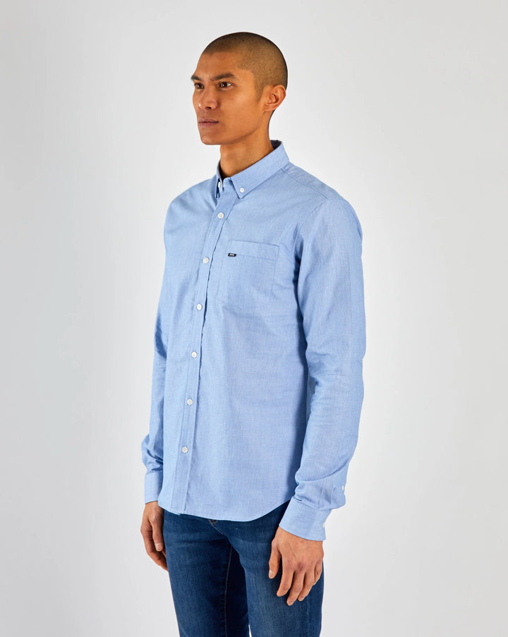 DIESEL JENK LS SHIRT - BLUE