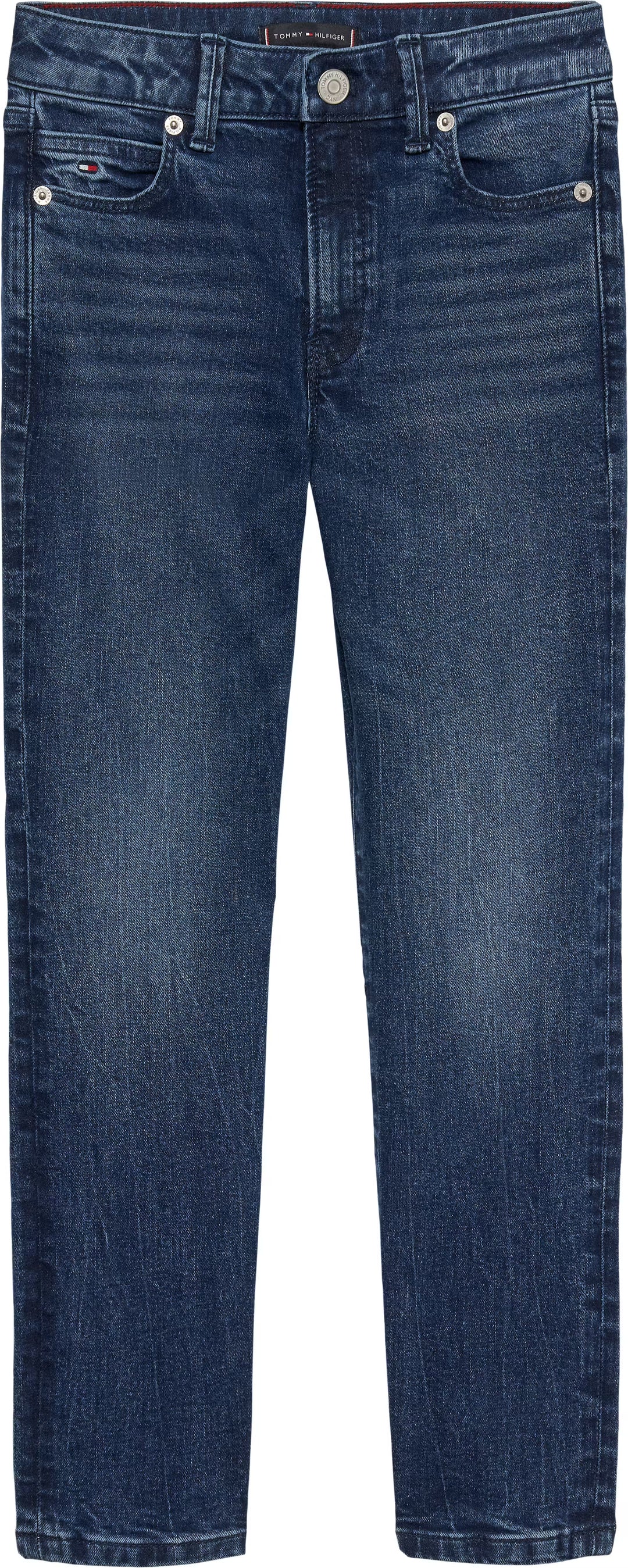 TOMMY HILFIGER BOYS STRAIGHT DARK JEANS