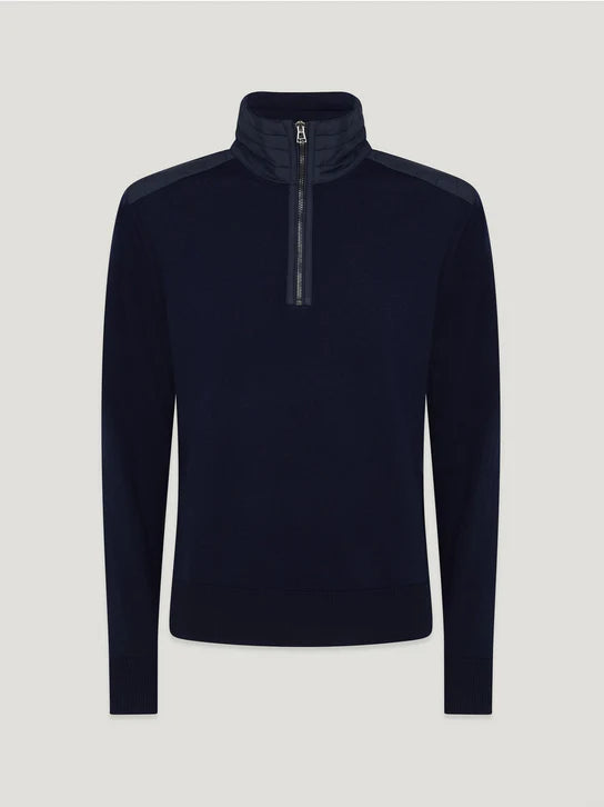 BELSTAFF KILMINGTON QUARTER ZIP JUMPER