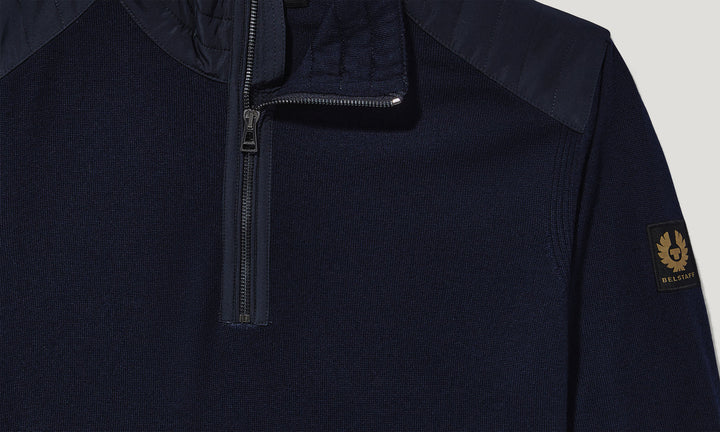 BELSTAFF KILMINGTON QUARTER ZIP JUMPER