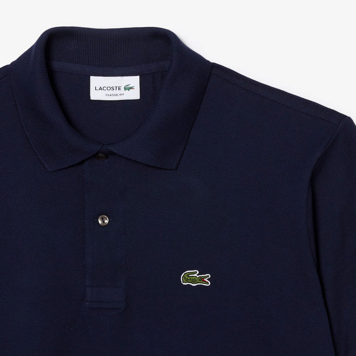 LACOSTE PIQUÉ COTTON POLO - NAVY