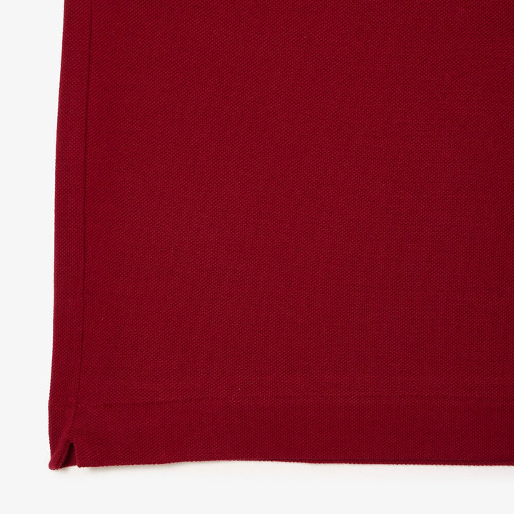LACOSTE PIQUÉ COTTON POLO - BORDEAUX